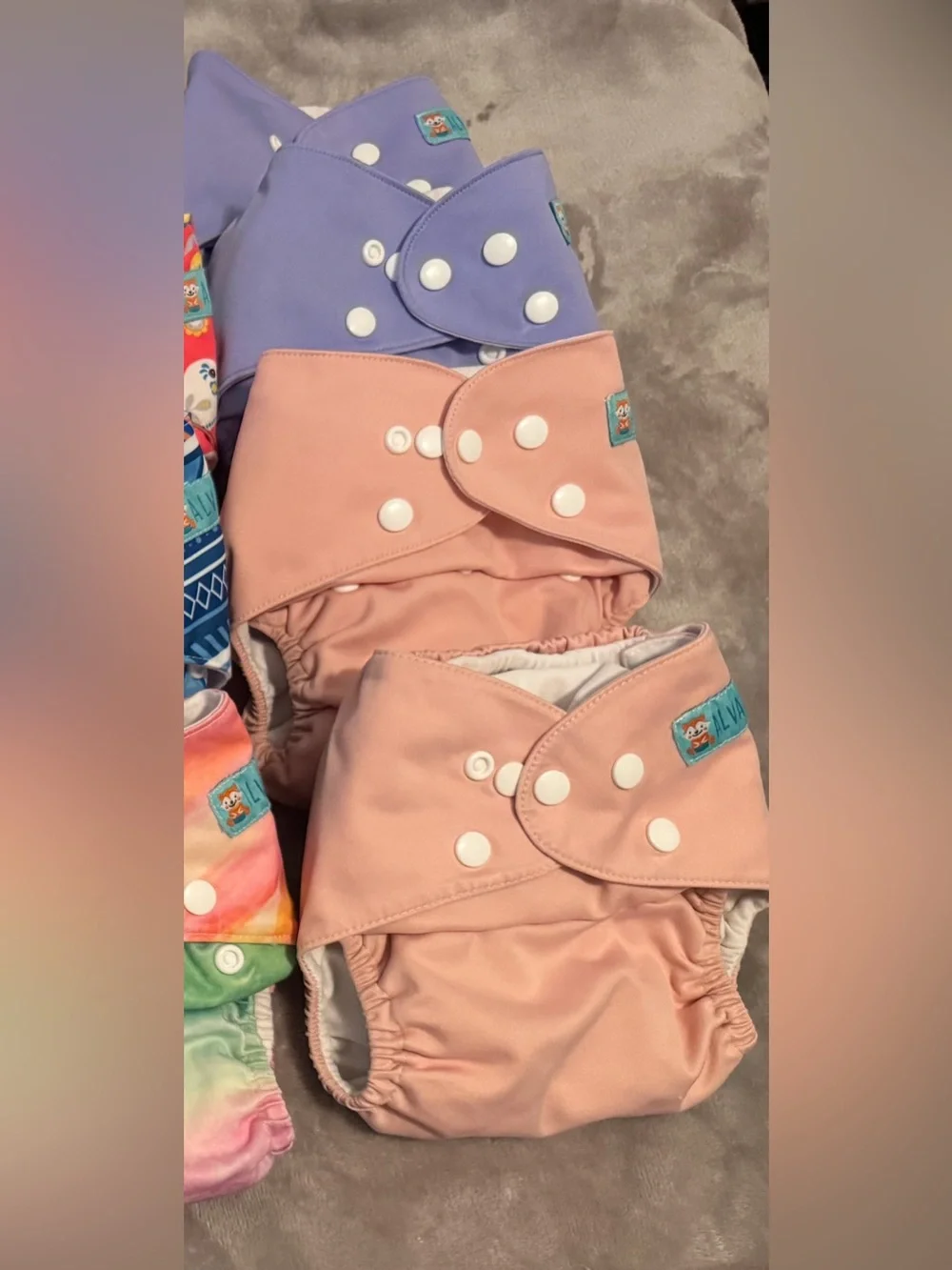 Alva Baby Adjustable Cloth Diapers w/ Inserts